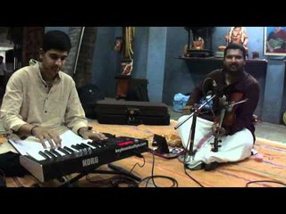 Manasa Sriramunidhaya a Mararanjani raga krithi played in Jangaradhwani