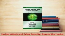 PDF  Insider Attack and Cyber Security Beyond the Hacker Read Full Ebook