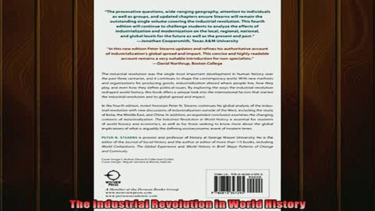 READ book  The Industrial Revolution in World History READ ONLINE