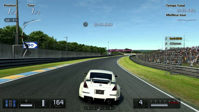 Gran Turismo 350Z RS - Circuit de la Sarthe 2009 evolutive
