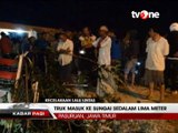 Usai Tabrak Motor, Truk ini Masuk Jurang