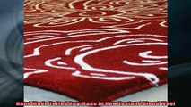 to your own benefit ZnZ Rugs Gallery 250849x12 Handmade New Zealand Blend Wool Rug 9 by 12Feet Red
