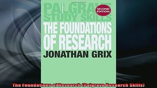 DOWNLOAD FREE Ebooks  The Foundations of Research Palgrave Research Skills Full Free