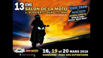 Stunt Christophe - Duke Acrobatie au Salon de la Moto de Narbonne le 19-03-2016