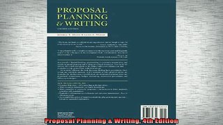 READ book  Proposal Planning  Writing 4th Edition Full EBook