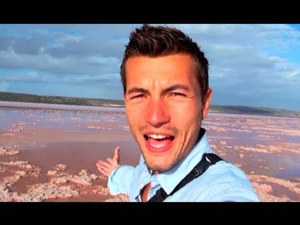 Road Trip en Australie : Faux pas dans un lac rose