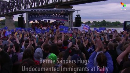 Bernie Sanders Celebrates Undocumented Immigrants with Heartfelt Hugs at Kentucky Rally 🤝
