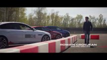 F1 Star Romain Grosjean takes on world's first Jaguar ‘Smart Cones’ driving challenge