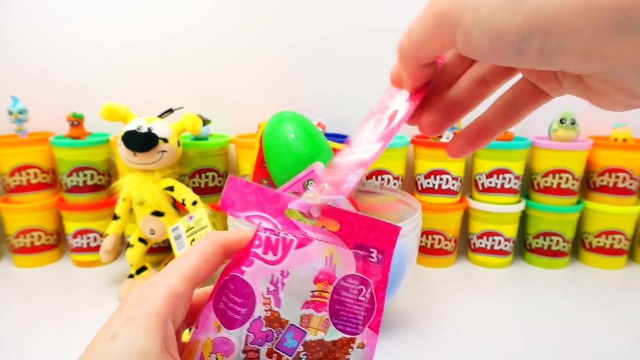 Marsupilami Uzun Kuyruk Dev Sürpriz Yumurta Oyun Hamuru ; Harika Kanatlar Yoohoo Rabbids