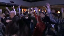Leicester fans celebrate winning the Premier League