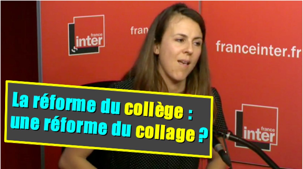 La réforme du collège...une réforme du collage ?