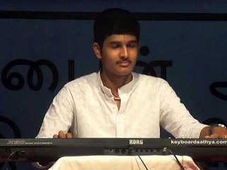 Chinanchirukiliye Bharatiar's song on Keyboard for KFA with ragam and kalpana swarams