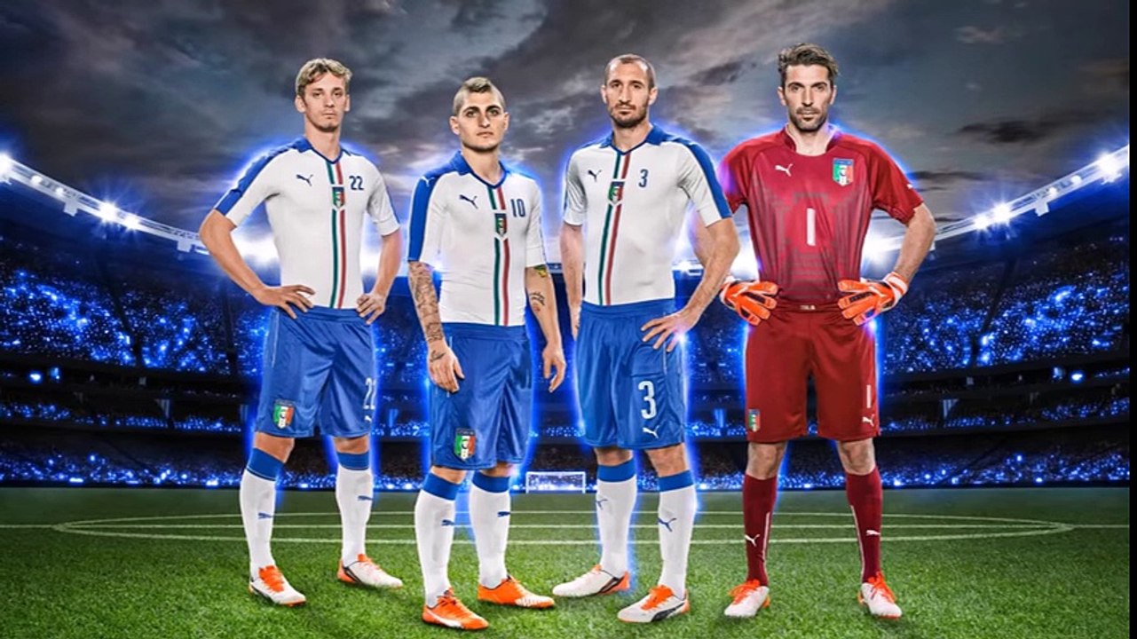 Nouveaux Maillots Euro 2016 ~ Allemagne, Espagne, Italie, Suède, Belgique