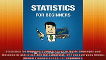 Free Full PDF Downlaod  Statistics for Beginners Make Sense of Basic Concepts and Methods of Statistics and Data Full Ebook Online Free