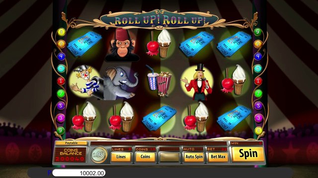 Roll Up Roll Up ilmainen kasino kolikkopeli Saucify Video Esikatselu