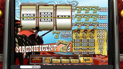 Magnificent 7s ilmainen kasino kolikkopeli Saucify Video Esikatselu