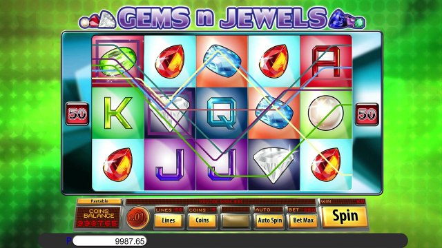 Gems N Jewels ilmainen kasino kolikkopeli Saucify Video Esikatselu