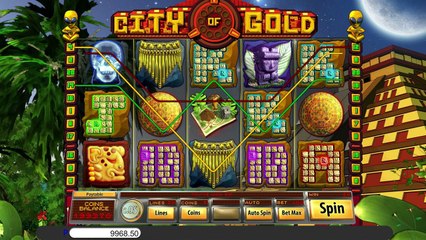 City of Gold ilmainen kasino kolikkopeli Saucify Video Esikatselu