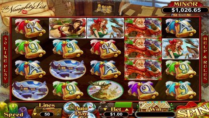 The Naughty List ilmainen kasino kolikkopeli RTG Video Esikatselu