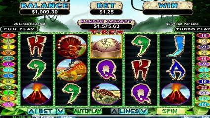 T-Rex ilmainen kasino kolikkopeli RTG Video Esikatselu