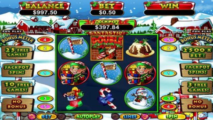 Santastic ilmainen kasino kolikkopeli RTG Video Esikatselu