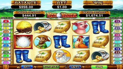 Hen House ilmainen kasino kolikkopeli RTG Video Esikatselu