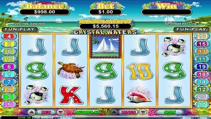 Crystal Waters ilmainen kasino kolikkopeli RTG Video Esikatselu