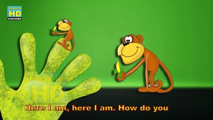 The Finger Family (Monkeys Family) Nursery Rhyme | Kids Animation Songs For Children