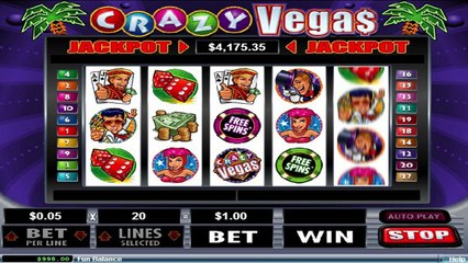 Crazy Vegas ilmainen kasino kolikkopeli RTG Video Esikatselu