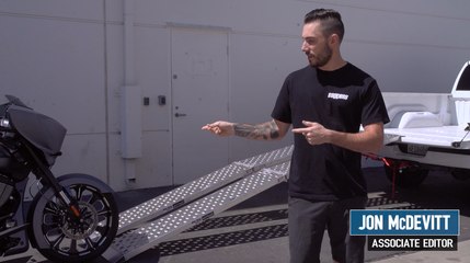 Proper Technique and Safety Gear for Loading Your Motorcycle into a Truck Bed