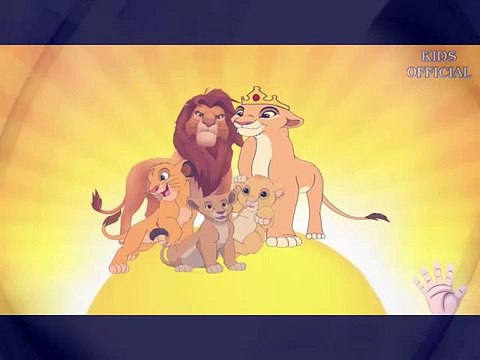 Lion King Finger Family Nursery Rhymes | Lion King Cartoon Finger Family Rhyme for Childre
