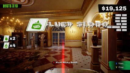 Dangerous Golf - Gameplay - Distruzione di una splendida sala
