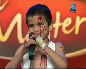 A little boy on fire it was amazing