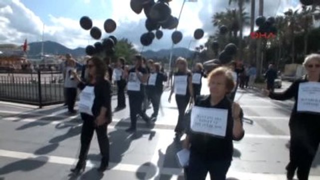 Marmaris - Ckd Marmaris'ten Her Türlü İstismara Karşı 'Sessiz Çığlık' Eylemi