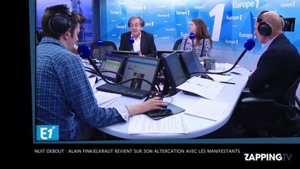 Nuit Debout : Alain Finkielkraut revient sur son altercation avec les manifestants (Vidéo)