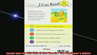 READ book  Jonah and the Big Fish I Can Read  The Beginners Bible Full EBook