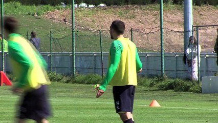 entrainement de ce matin tirs des penaltys