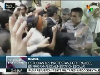 Brasil: protestan por fraude en programa de almuerzos escolares