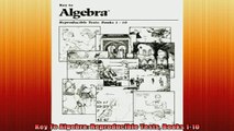 READ book  Key To Algebra Reproducible Tests Books 110 Full Free