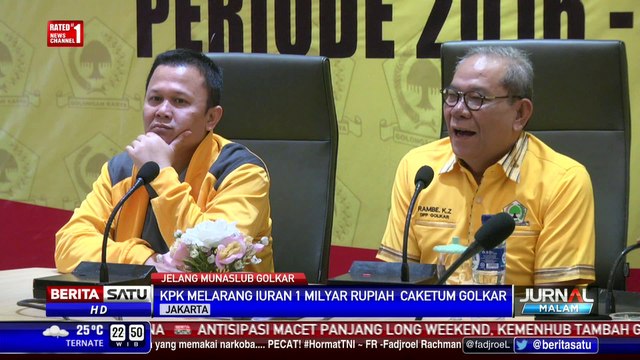 KPK Larang Iuran Rp 1 Miliar untuk Caketum Golkar