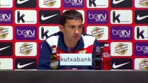 Rueda de prensa de Garitano tras el Bilbao Athletic (1-2) CD Leganés