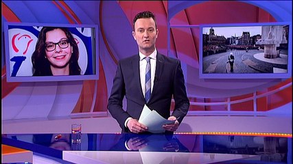 Verslaggever Jeroen Berkenbosch op de Dam in Amsterdam - RTV Noord