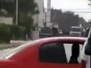 Mexican Drug Cartel Armed Convoy in Heavy Shootout