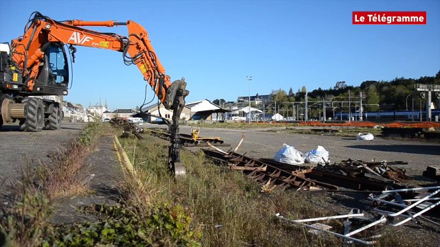 Quimper. Des voies en train de céder la place