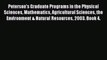 Book Peterson's Graduate Programs in the Physical Sciences Mathematics Agricultural Sciences