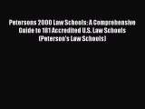Book Petersons 2000 Law Schools: A Comprehensive Guide to 181 Accredited U.S. Law Schools (Peterson's