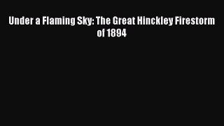 [Read Book] Under a Flaming Sky: The Great Hinckley Firestorm of 1894  EBook