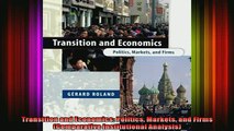 READ book  Transition and Economics Politics Markets and Firms Comparative Institutional Analysis  FREE BOOOK ONLINE