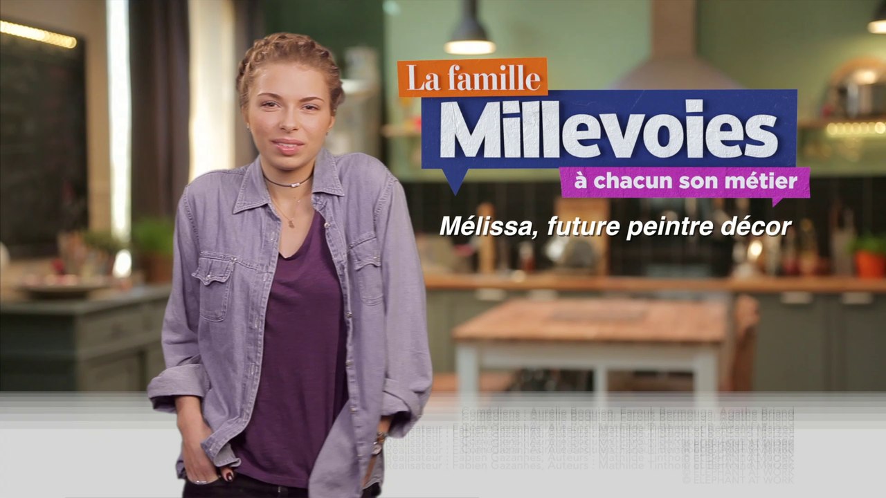La Famille Millevoies, à chacun son métier : Melissa, future peintre décor