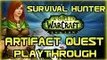 WoW Legion - Survival Hunter Gameplay Artifact weapon + overview of talents - Evylyn wow pvp